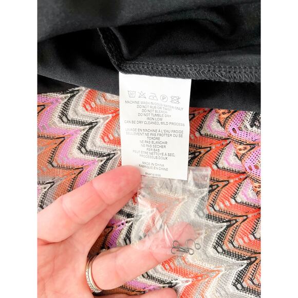 Ramy Brook | Daphne Zigzag Halter Maxi Dress | Soho Multi | Sz 16 - Picture 11 of 12